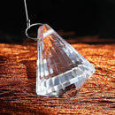 H&D Clear Jewelry Crystals Pendants Chandelier Lamp Lighting Drops Prisms Hanging Glass Prisms Parts Suncatchers Prisms Hanging Ornaments for Home,Office,Garden Decoration,Pack of 12 by GreenHaven Gardens
