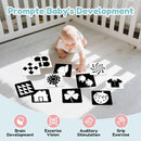 Car Seat Toys for Babies 0-6 Months,Hanging Rattle Toys for Crib Mobile, Baby Spiral Hanging Stroller Black and White High Contrast Toys for Newborn 0 3 6 9 12 Months Baby Boys Girls (Set-2) by TinyTreasures Baby Boutique