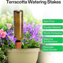 VIVOSUN 6-Pack Self-Watering Spikes, Hexagonal Terracotta Watering Stakes, Auto-Water Device, Planter Insert for Indoor & Outdoor Potted Plants by GreenHaven Gardens