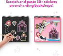 Skillmatics Scratch Art Book for Kids - Unicorns & Princesses, Craft Kits & Supplies, 30+ Scratch Stickers, Travel Toys, DIY Kit, Gifts for Girls & Boys Ages 3, 4, 5, 6, 7, 8 by TinyTreasures Baby Boutique