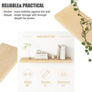 Floating Shelves for Wall, USA-Sourced Maple Wood 36 Inch Long Wall Shelves Set of 2, Natural Wooden Mounted Picture Ledge Shelf, Nursery Book Storage Shelf Kids Bookshelf, Display Shelf by TinyTreasures Baby Boutique