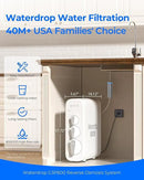Waterdrop G3P800 Reverse Osmosis System, 800 GPD Fast Flow, NSF/ANSI 42 & 53 & 58 & 372 Certified, 3:1 Pure to Drain, Tankless Under Sink RO Water Filter System, LED Purifier, Smart Faucet by CozyNest Decor