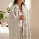 PHF 100% Cotton Waffle Weave Throw Blanket, Soft Lightweight Breathable Cozy Summer Throws for Couch Bed Sofa, Luxury Aesthetic Woven Blanket for Home Decor & Office, 50"x60", Oatmeal by CozyNest Decor