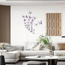 SAOROPEB 3D Butterfly Wall Decor - 48 Pcs, 4 Styles, 3 Sizes, Removable Stickers for Birthday & Party Decorations (Lavender) by CozyNest Decor