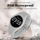 Kids Watches for Girls Boys Digital Sport Watch with Step Counter Pedometer Vibration Alarm Clock, No App Waterproof Fitness Tracker Kids Watch Boys Girls Teens Students Ages 5-16 by TinyTreasures Baby Boutique