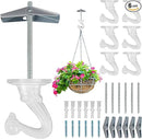 6 pcs Ceiling Hooks for Hanging Plants,Hanging Hanging Lights Metal Small Hooks,Indoor Outdoor Wall Heavy Duty Plant Hanger Swag Hook by GreenHaven Gardens