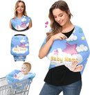 Baby Car Seat Stroller Cover Nursing Cover New Mom Breastfeeding Scarf Soft Stretchy Infant Carrier Cover Car Canopy Coverage by TinyTreasures Baby Boutique