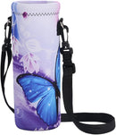 AUPET Water Bottle Sling Bag Carrier Crossbody Sleeve,Insulated Neoprene Bottle Case Holder Pouch Cover 500ML/17oz with Shoulder Strap for Walking Women Men by TinyTreasures Baby Boutique