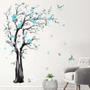 Large Watercolor Tree Wall Decals - Flower Tree Branch Wall Stickers - Bedroom Living Room Sofa TV Background Home Wall Decor by CozyNest Decor