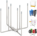 Retractable Bottle Drying Rack, Baby Bottle Drying Rack, Collapsible Cup Draining Rack, Reusable Storage Bag Dryer with Non-Slip Bottom - Stainless Steels by TinyTreasures Baby Boutique