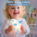 Cute Baby Dragon Kids Night Light for Kids,Cute Soft Silicone Lamp 3 Level Dimmable Changing Rechargeable Breastfeeding Nursery Portable Kawaii Lamps,Bedside Lamp for Baby and Toddler,Boy Girls（Blue） by TinyTreasures Baby Boutique