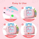 Toddler Gifts Talking Flash Cards for 1 2 3 4 5 Year Old Boys and Girls, Autism Sensory Toys for Autistic Children, Learning Educational Montessori Speech Therapy, 296 Pro Words Pink by TinyTreasures Baby Boutique