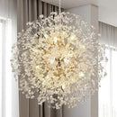 Modern Crystal Chandelier, Sputnik Dandelion High Ceiling Hanging Lamp, Large Beaded Gold Pendant Light for Living Room Dining Room Kitchen Island Bedroom (Gold 16Lights) by CozyNest Decor