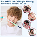 Chew Necklaces for Sensory Kids Adults, Flower Chewy Necklace Sensory Toys for Autism Nail Biting, Fidget Necklace Oral Chew Toys, ADHD Tools for Boys Girls by TinyTreasures Baby Boutique