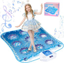 Dance Mat Kids Frozen Toys - Electronic Dance Mat for Girls Boys, Kids Dance Mat 5 Game Modes, Built-in Music, Touch Sensitive Light Up LED, Dance Floor Mat, Gifts for 3 4 7 12 Year Old Girls Boys by TinyTreasures Baby Boutique
