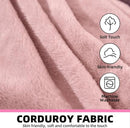 5FT，Big Bean Bag Chairs for Adults，Large beanbag with Filler Included，Memory Foam Material，Easy to Clean and Washable Corduroy Fabric，Suitable for Living Room and Bedroom (Pink, 5 Foot) by CozyNest Decor