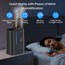 5L Cool Mist Humidifiers for Bedroom Large Room, Top Fill Ultrasonic Smart Air Humidifier for Baby & Plants with Essential Oil Diffuser, 50H Runtime 28 dB Quiet Baby Humidifier by TinyTreasures Baby Boutique