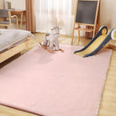 Pink Rug, 4x5.8 Area Rugs for Bedroom, Soft Plush Area Rugs for Living Room, Non-Slip Indoor Carpet for Nursery, Study Room, Playroom, Home Decor by TinyTreasures Baby Boutique