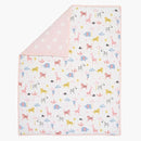 Lambs & Ivy Snuggle Jungle Pastel Safari Cotton Jersey 3-Piece Crib Bedding Set by TinyTreasures Baby Boutique