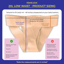Women's Pelvic Support Belt ― Uterus Girdle for Prolapsed Bladder | Postpartum Recovery | Pain Relief | Low Waist - BEACH SAND - XX-Large by TinyTreasures Baby Boutique