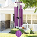 Memorial Wind Chimes Outdoor Large Deep Tone,36 Inch Wind Chimes Unique Tuned Relaxing Soothing Melody,Sympathy WindChimes for Mom,Dad，Garden, Yard, Patio, Porch，Home Decoration and Gift,(Purple) by CozyNest Decor