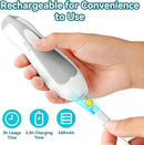 Baby Nail Trimmer Electric, 6 in 1 Rechargeable Baby Nail Clippers Manicure Set Grooming Kit for Toddler Infant or Adults (Grey) by TinyTreasures Baby Boutique