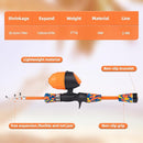 Kids Fishing Pole Kit Set，Portable Telescopic Fishing Rod and Reel Combo Full Kits for Boys, Girls, Beginner, Youth by TinyTreasures Baby Boutique