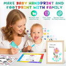 75ml Mint Green Baby Hand and Footprint Ink Kit, Baby Handprint Footprint Paint for Newborn Keepsake, Dog Cat Paw Print Kit, Washable, Non Toxic Acid-Free, Safe Gentle for Ideal New Mom Gifts by TinyTreasures Baby Boutique