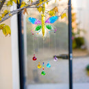 Dragonfly Hanging Crystal Suncatcher Ornament Window Garden Decor Rainbow Maker Prism Pendant by GreenHaven Gardens