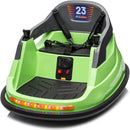 12V Kids Bumper Car, Electric Baby Bumper Car for Toddlers with Remote Control, 3 Speeds - Green by TinyTreasures Baby Boutique