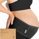 KeaBabies Maternity Belly Bands for Pregnant Women - Soft & Breathable Pregnancy Belly Support Band, Adjustable Maternity Belt for Back, Pelvic Support, Comfortable, Easy to Use (Midnight Black, 2XL) by TinyTreasures Baby Boutique
