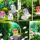 35 Pcs Mini Panda Figurines Luminous Miniature Cute Resin Animals Glow in The Dark Tiny Panda Landscape Decoration Resin Figures DIY Accessories Ornament Craft Party Cake Topper by GreenHaven Gardens