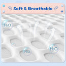 Cooling Shredded Foam Pillow for Back, Stomach by TinyTreasures Baby Boutique