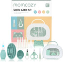 Momcozy Core Baby Kit, Baby Shower & Registry Essential Kit for Grooming&Health&Cleansing Care, Includes Nail File Kits, Nasal Aspirator, Gas Relief Tubes, Bath Brushes, Toothbrush, Comb, Storage Case by TinyTreasures Baby Boutique
