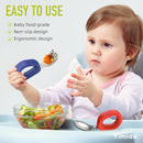 Toddler Utensils Baby Utensils Toddler Forks and Spoons Baby Forks and Spoons Set Kids Stainless Steel Silverware Set Children Safe Forks and Spoons self feedig-Dishwasher Safe(Red+Blue) by TinyTreasures Baby Boutique