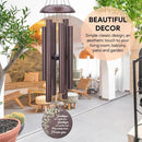 Personalized Memorial Wind Chimes, Customized Wind Chime Outdoor, Custom Wind Chimes in Loving Memory, Sympathy Gift After The Loss of Mom Dad, or Loved One by CozyNest Decor