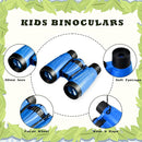 Libima 24 Pcs Binoculars for Kids Educational Compact Kids Binoculars with Neck String Toddler Telescope for Boys Girls Learning Bird Watching Camping Hiking Travel Safaris Birthday Gifts(Blue) by TinyTreasures Baby Boutique