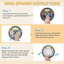 10 Pack Sublimation Wind Spinner Blanks, 10 Inch Sublimation Wind Spinners, 3D Aluminum Metal Hanging Wind Spinner Bulk for Garden Yard Outdoor, Window Porch Decoration for Heat Press Transfer DIY by GreenHaven Gardens