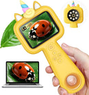 Kids Microscope Handheld Portable Mini 2.4" - 600X FHD Digital Microscope for Kids - Educational Science Toys, Boys & Girls Christmas Birthday Gifts, Outdoor Toys for Kid's Ages 4-8 8-13 by TinyTreasures Baby Boutique