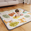 Baby Play Mat 50" X 50" Playpen Mat Waterproof Baby Floor Mat Non-Slip Cushioned Baby Crawling Mat, Activity Playmats for Babies, Toddlers, Infants, Play & Tummy Time (50x50, Fox) by TinyTreasures Baby Boutique