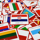 Menique Flags of Europe Memory Matching Game – 100 Cards (50 Pairs) with Flag, Country & Capital – Educational Geography Game for Kids and Adults by TinyTreasures Baby Boutique