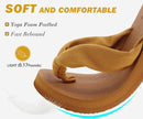 KuaiLu Flip Flops for Women with Arch Support Yoga Mat Comfortable Summer Beach Walking Thong Cushion Sandals Slip On Indoor Outdoor by TinyTreasures Baby Boutique
