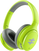 seenda Kids Wireless Active Noise Cancelling Headphones, 60H Playtime, Safe Volume (74/85/94dB), Bluetooth 5.4, Type-C Foldable Headphones with Mic for School, iPad, Airplane, Travel, Green by TinyTreasures Baby Boutique