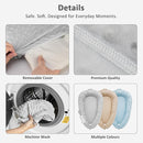 Baby Lounger – Soft & Breathable Newborn Nest for Infants 0-24 Months, Organic Cotton Baby Pillow for Tummy Time, Playtime & Travel, Newborn Babies Essential Gift by TinyTreasures Baby Boutique