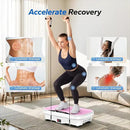 MERACH Vibration Plate Exercise Machine, Vibration Plate for Lymphatic Drainage Weight Loss, Vibrating Plate Exercise Machine with Bluetooth and LED Display, Workout Equipment for Women Men Home by CozyNest Decor