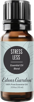 Edens Garden Stress Less Essential Oil Blend- 100% Pure Premium Grade, Undiluted, Natural, Therapeutic, Aromatherapy, The Best for Diffusing, Skin, Candle, Humidifiers 10 ml (.33 fl oz) by CozyNest Decor