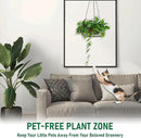 8-Pack Metal Hanging Planters for Indoor Plants - Heavy Duty Anti Rust 4 Hanging Plant Holder with 4 Bird Patterned Plant Hanger – Aesthetic Flower Pot Holder for an Instant Indoor and Outdoor Decor by GreenHaven Gardens