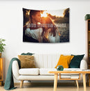 Custom Tapestry For Wall Bedroom Custom Backdrop Personalized Image Text Photo Customized Funny Tapestry Banners And Signs Single Picture Horizontal Tapestrys by CozyNest Decor