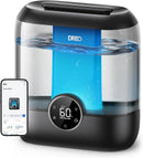 Dreo Smart Humidifiers for Bedroom, 6L Top Fill Supersized Cool Mist Humidifier for Large Room, 60 Hour Runtime, Quiet Ultrasonic Humidifiers for Plants, Baby, Indoor, Home, Night Light, Black by TinyTreasures Baby Boutique