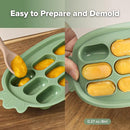 Haakaa Baby Popsicle Mold - Baby Food Maker & Breastmilk Teething Freezer Tray - BPA Free Silicone-Green by TinyTreasures Baby Boutique